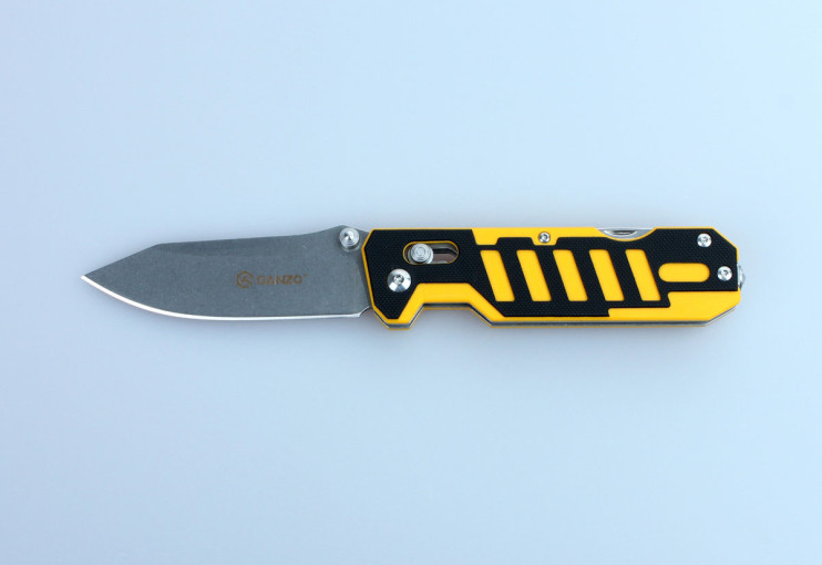 Ніж Ganzo G735 чорно-жовтий 