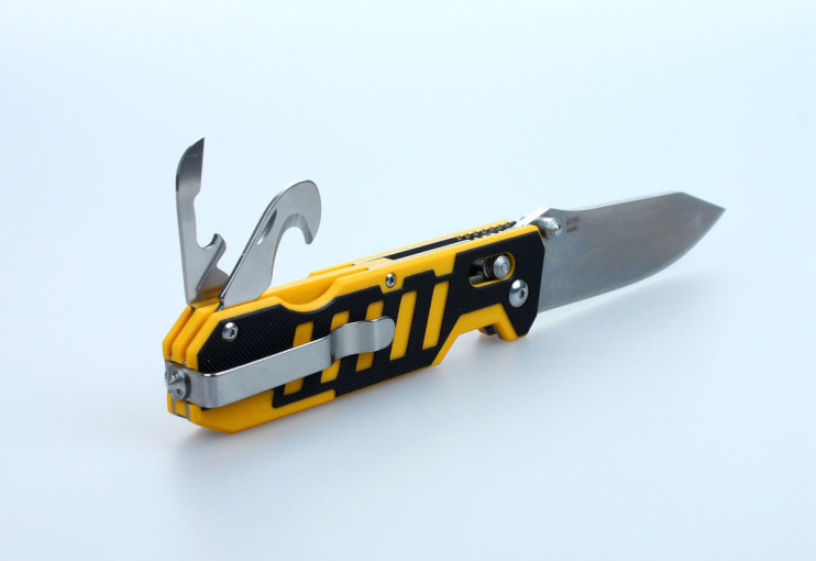 Ніж Ganzo G735 чорно-жовтий 