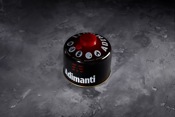 Балон газовий Adimanti, 230 гр, з різьбовим з'єднанням 