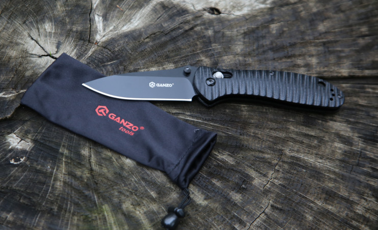 Ніж Ganzo G7393P чорний 