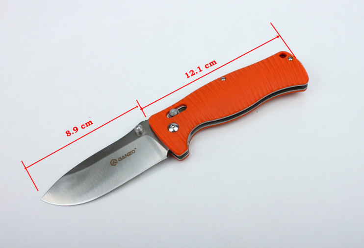 Нiж складаний Ganzo G720-O помаранчевий 