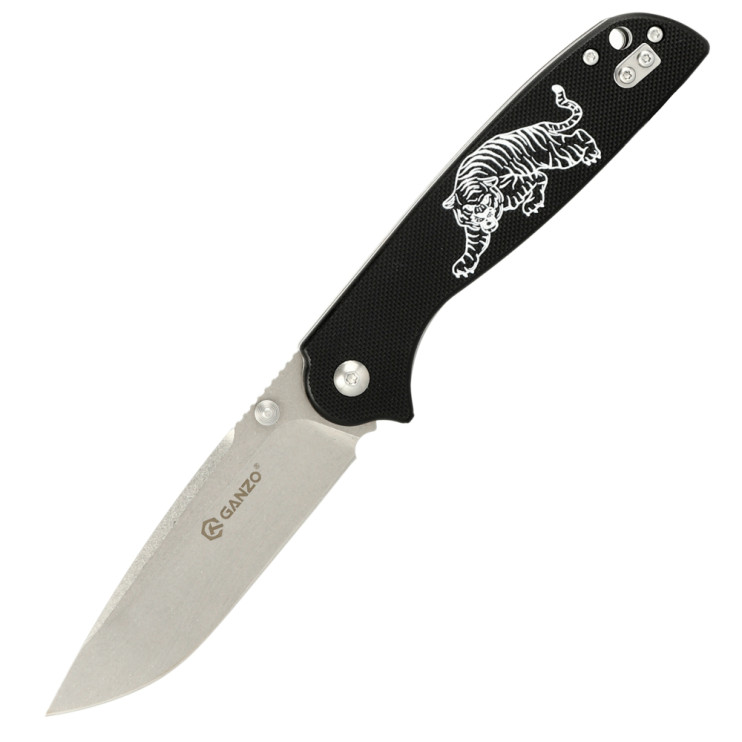 Нож складной Ganzo G6803-TG, тигр  
