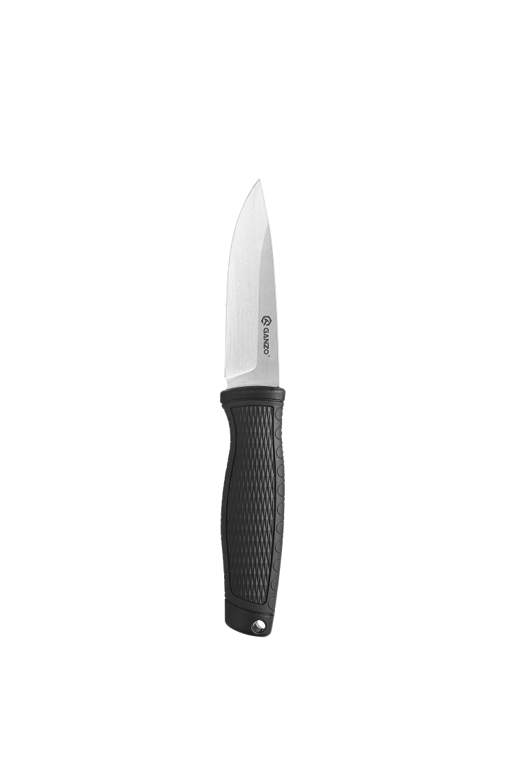 Нож Ganzo G806-BK черный с ножнами  