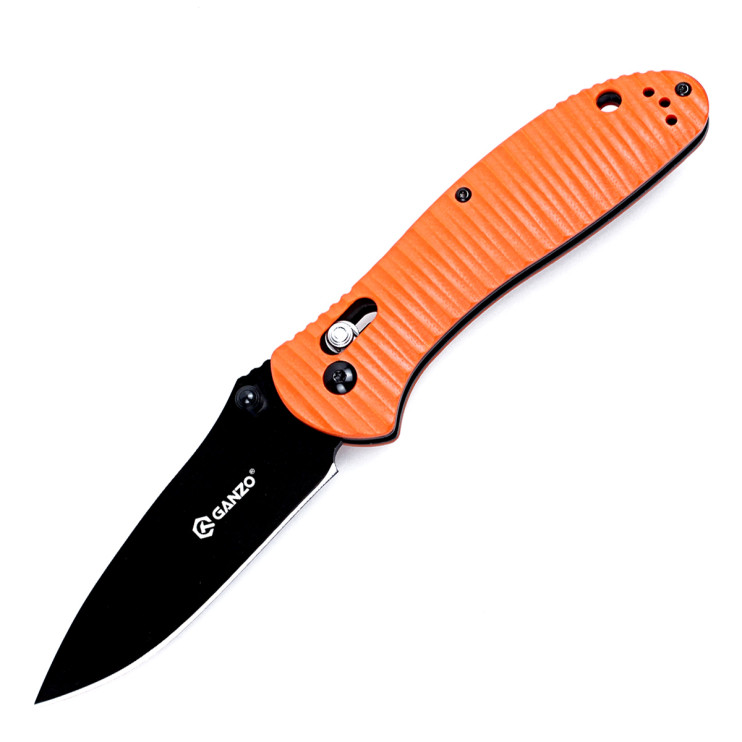 Нож складной Ganzo G7393P-OR оранжевый  