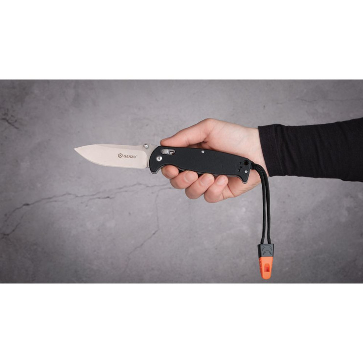 Нож Ganzo G7412P-WS черный  