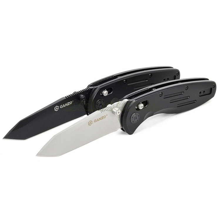 Нож Ganzo G701, черный клинок  