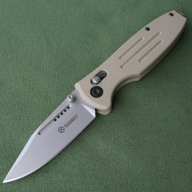 Нож Ganzo G702 желтый  