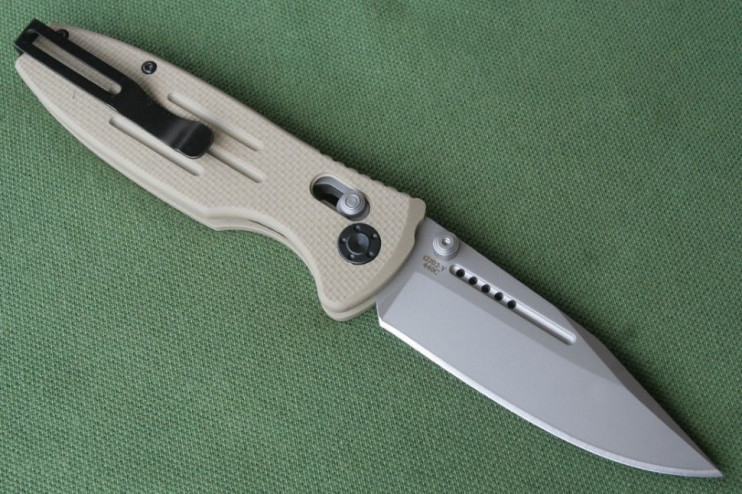 Нож Ganzo G702 желтый  