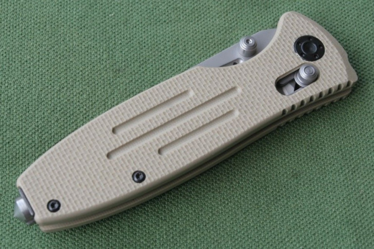 Нож Ganzo G702 желтый  