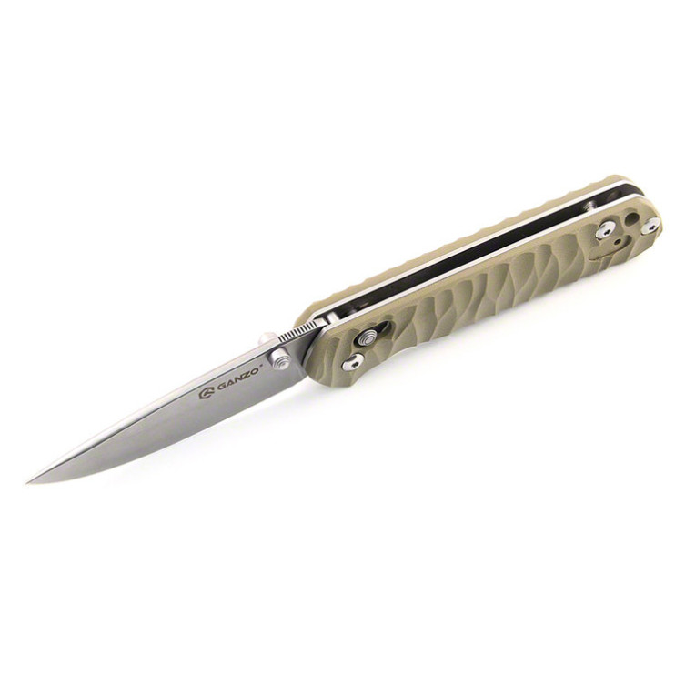 Нож Ganzo G717 желтый  