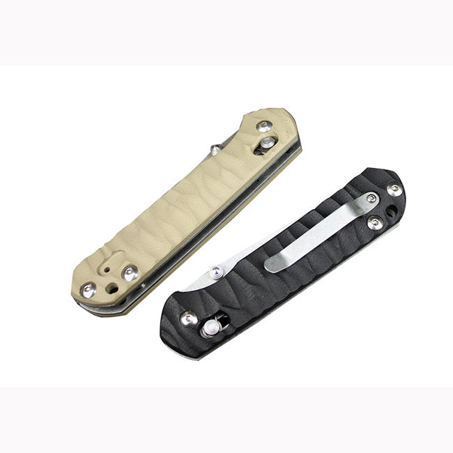 Нож Ganzo G717 желтый  