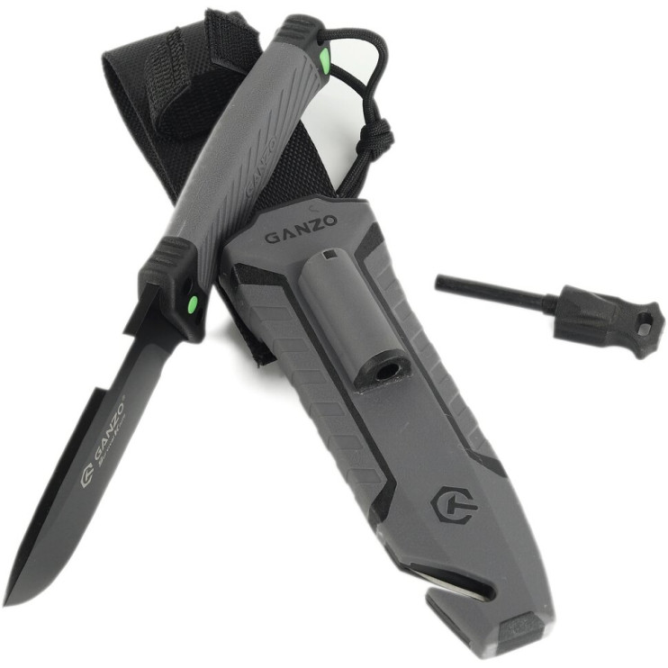 Нож Ganzo G8012V2-GY серый  