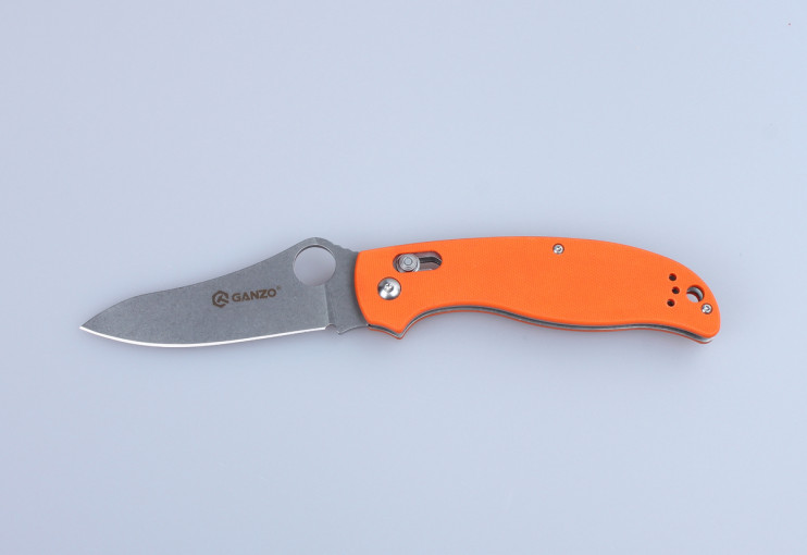 Нож Ganzo G733 оранжевый  